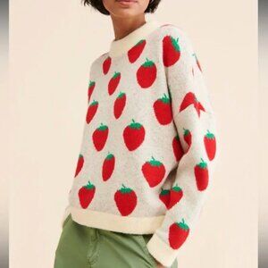 Ella Strawberry Sweater - Lisa Says Gah XS/S